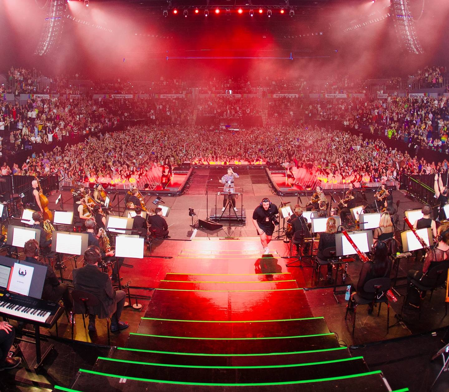 image of a marquee at a concert